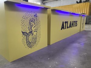 balcão atendimento para evento