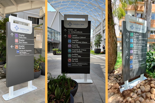 Sinalização precisa Destaque: dos Adesivos de Piso às Letras Caixa Iluminadas