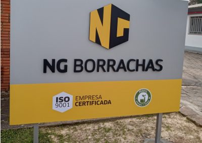 Fachada em ACM – NG Borrachas