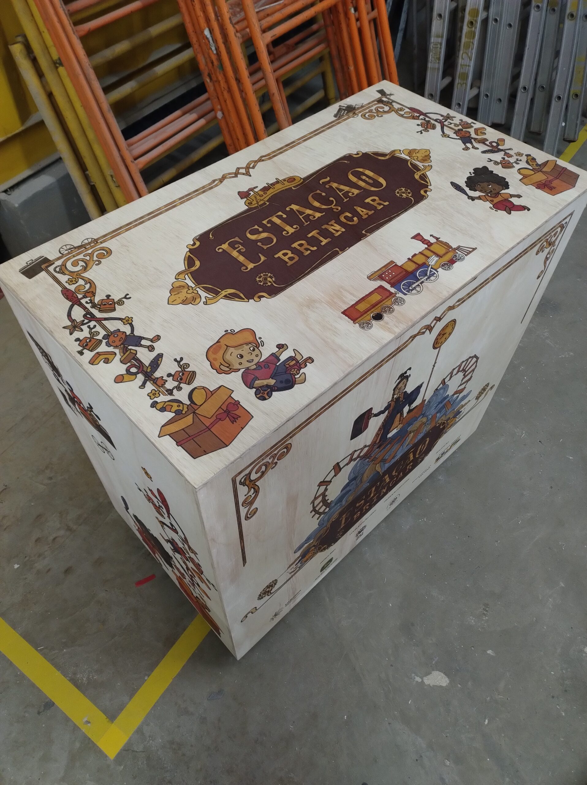 Marcenaria com impressão