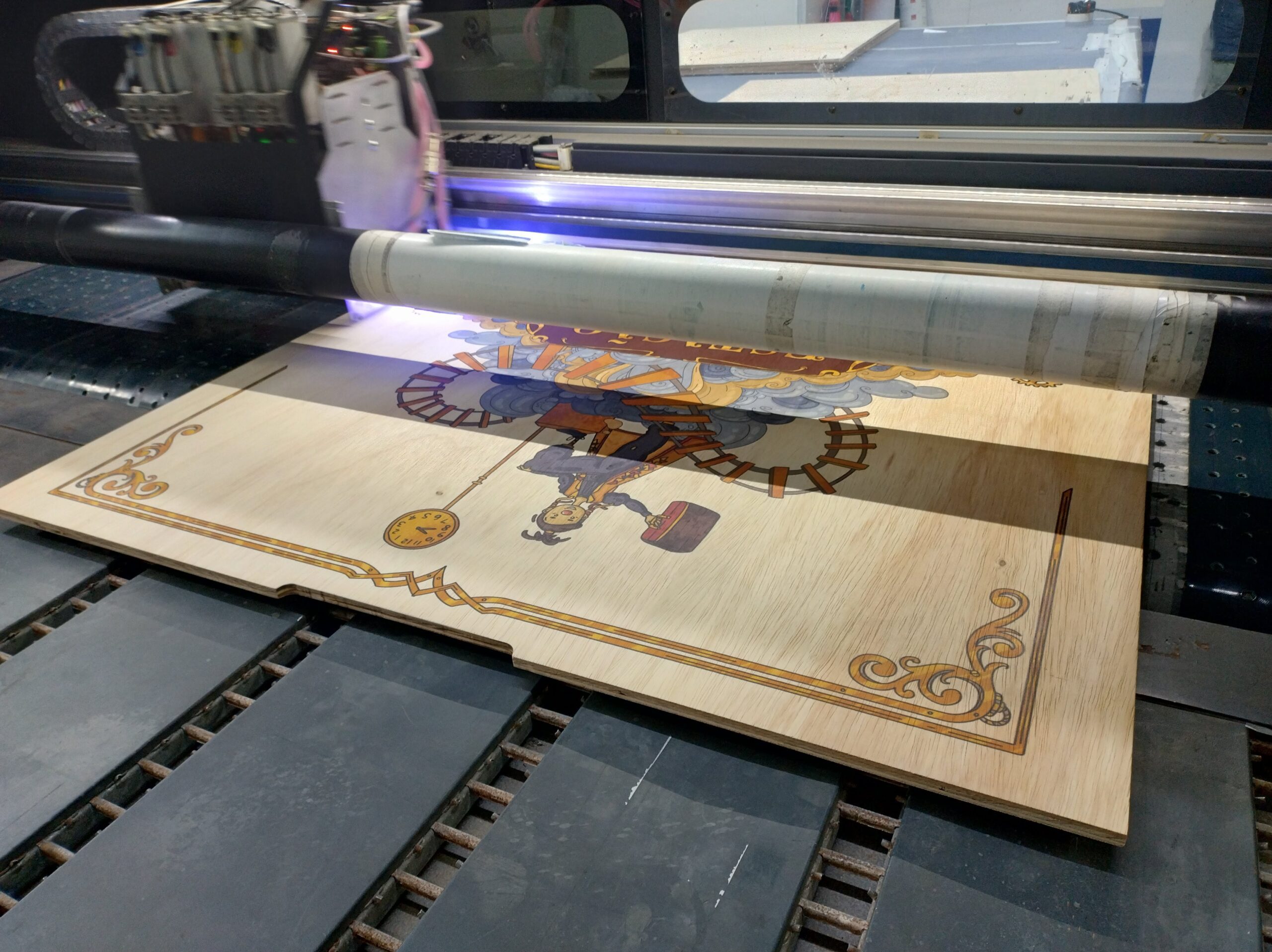 Marcenaria com impressão