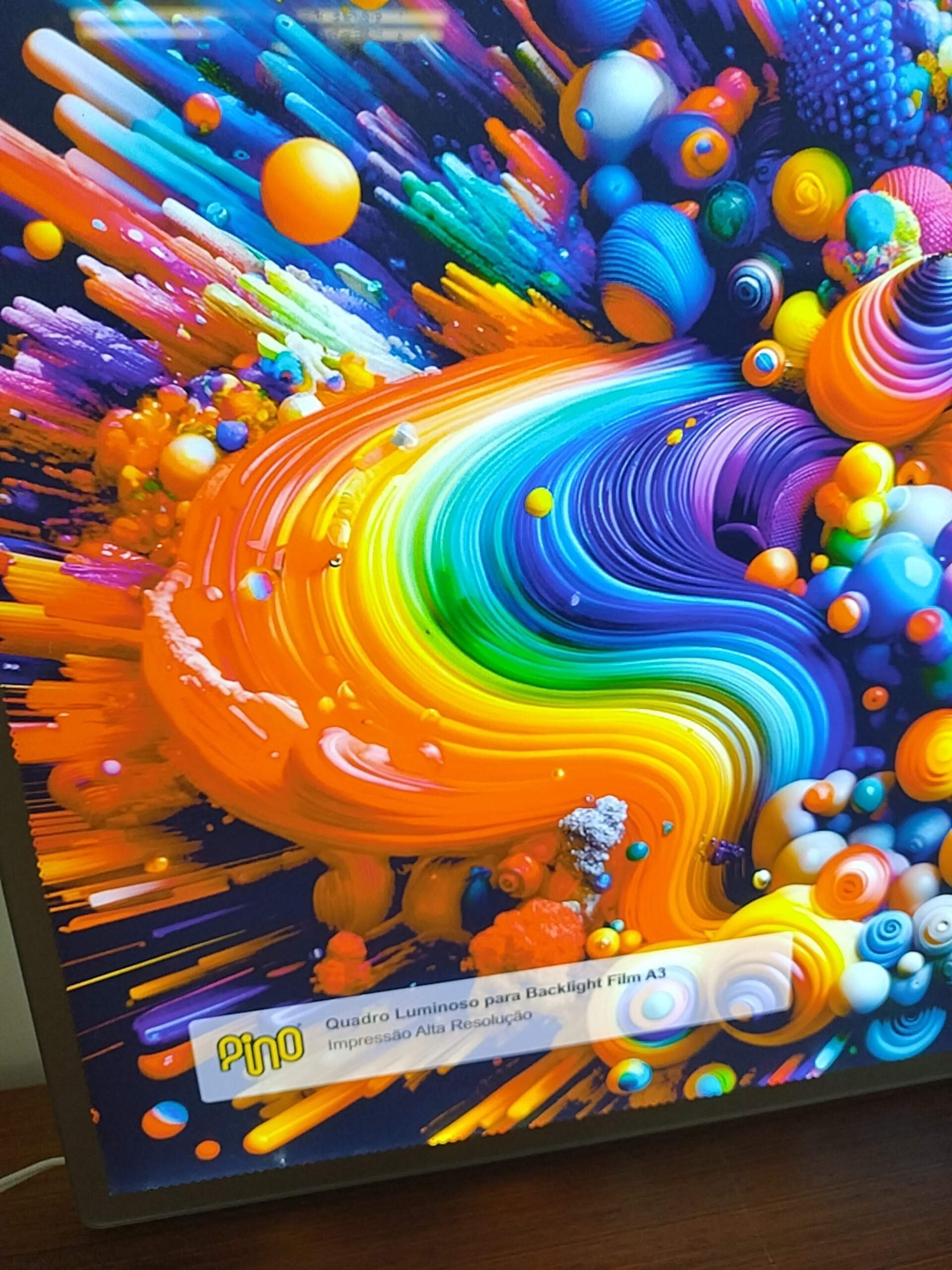 Backlight tamanho A1