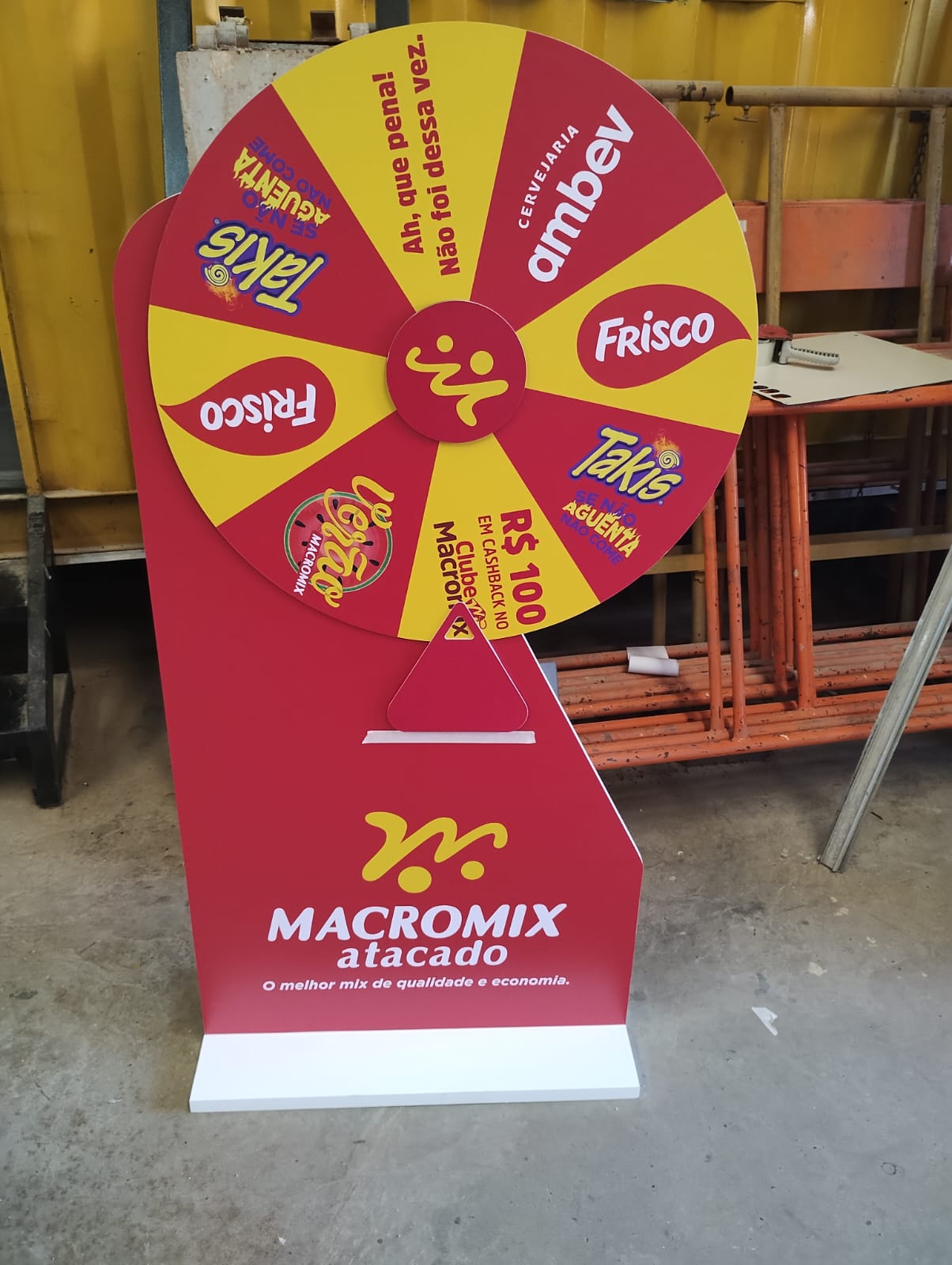 Roletas para promoções e eventos personalizadas